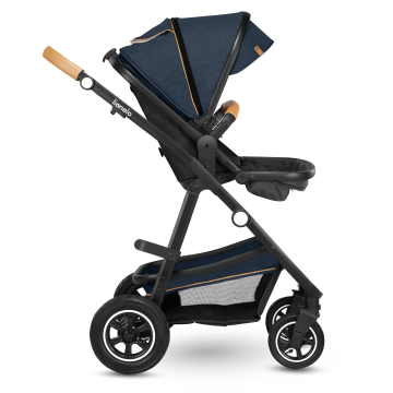 Lionelo Amber 2 w 1 Blue Navy — wózek wielofunkcyjny