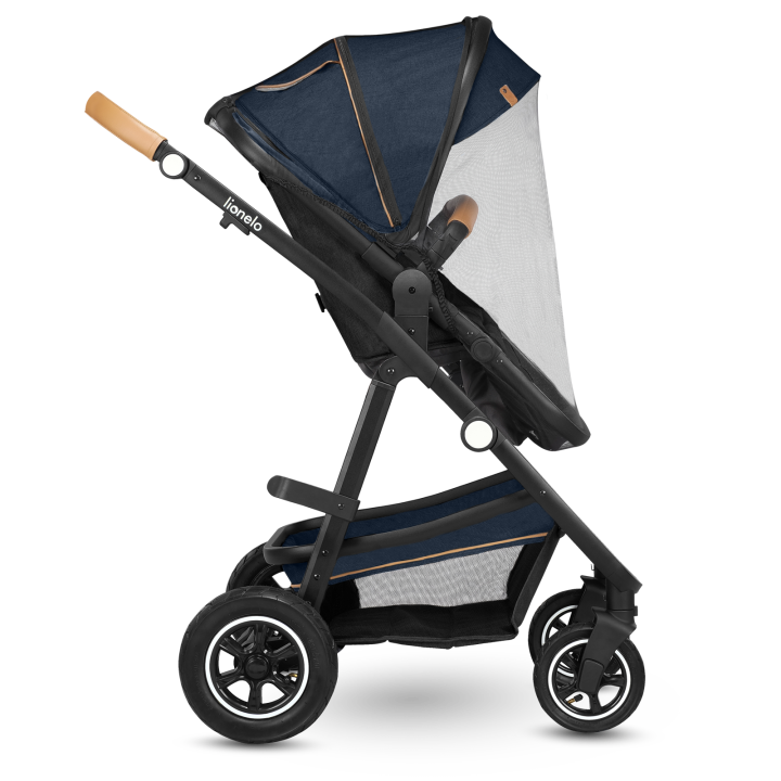 Lionelo Amber 2 w 1 Blue Navy — wózek wielofunkcyjny