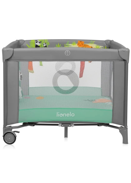 Kojec dziecięcy Mille Plus Grey Green - Lionelo