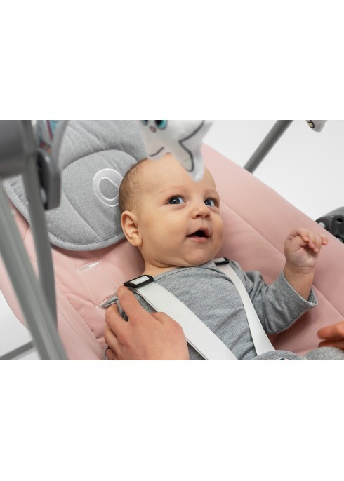 Leżaczek bujaczek Otto Pink Baby - Lionelo