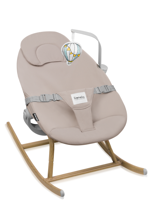 Lionelo Dalia Set Grey Stone Natural — Krzesełko do Karmienia i Bujak 4w1 | Opinie i cena