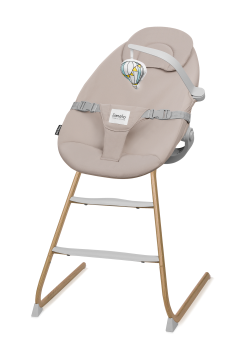 Lionelo Dalia Set Grey Stone Natural — Krzesełko do Karmienia i Bujak 4w1 | Opinie i cena