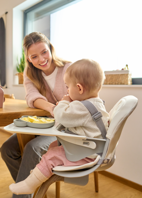 Lionelo Dalia Set Grey Stone Natural — Krzesełko do Karmienia i Bujak 4w1 | Opinie i cena