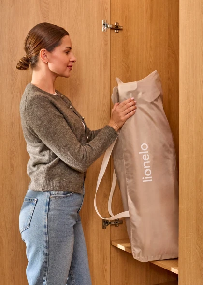 Kojec składany Florence Beige Sand - Lionelo