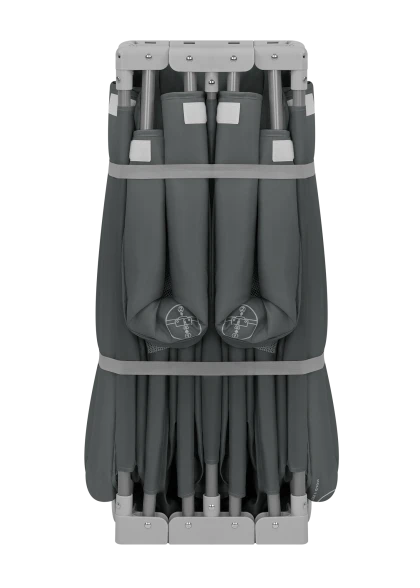 Kojec składany Florence Grey Graphite - Lionelo