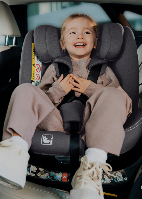 Lionelo Bastiaan One i-Size Grey Stone — Fotelik samochodowy