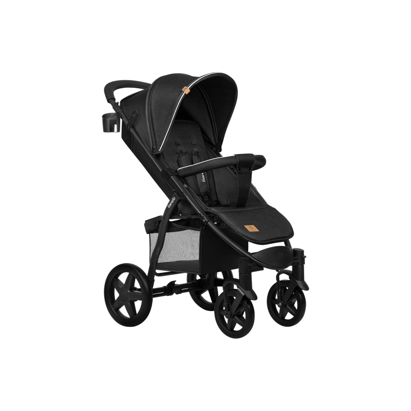 Wózek spacerowy lekki, składany, do 22 kg - Annet Plus Black Carbon - Lionelo