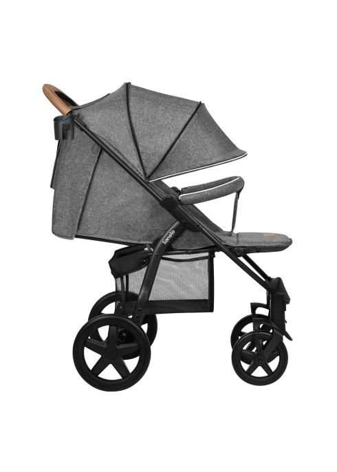 Wózek spacerowy lekki, składany, do 22 kg - Annet Plus Stone Caramel - Lionelo