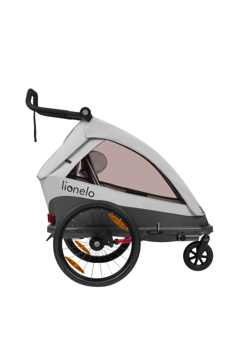 Przyczepka rowerowa z funkcją wózka spacerowego Cama Grey Stone