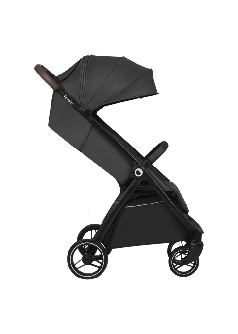 Wózek spacerowy 8,5 kg, składanie jedną ręką, amortyzowany - Ingrid Grey Stone - Lionelo