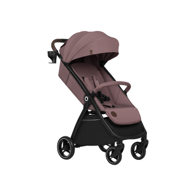 Wózek spacerowy 8,5 kg, składanie jedną ręką, amortyzowany - Ingrid Pink Mauve - Lionelo