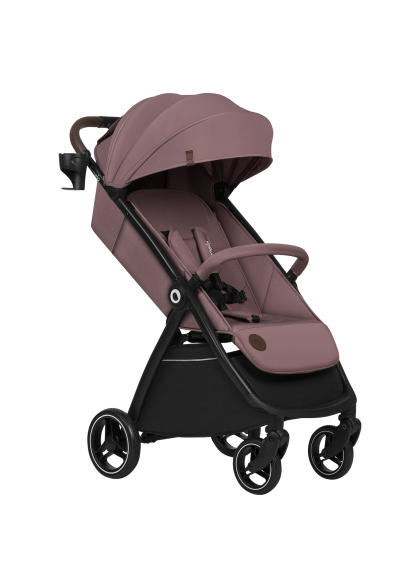 Wózek spacerowy 8,5 kg, składanie jedną ręką, amortyzowany - Ingrid Pink Mauve - Lionelo
