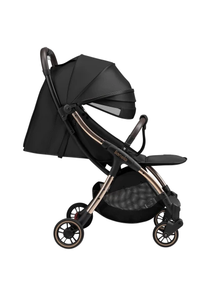 Wózek spacerowy 6,6 kg, od narodzin, do 22 kg - Julie One Black Gold - Lionelo