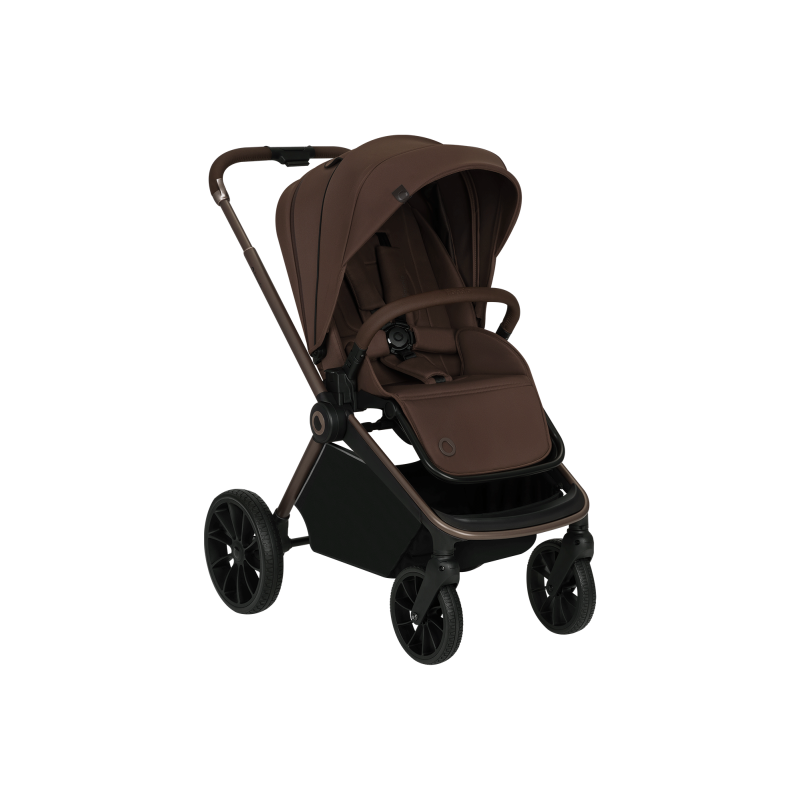 Wózek 2w1, gondola + spacerówka, amortyzowany - Mika Plus Mocha Mousse - Lionelo