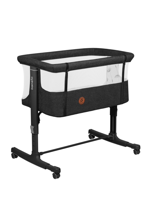 Lionelo Aurora Grey Graphite — Łóżeczko dostawne 3w1|Opinie i cena