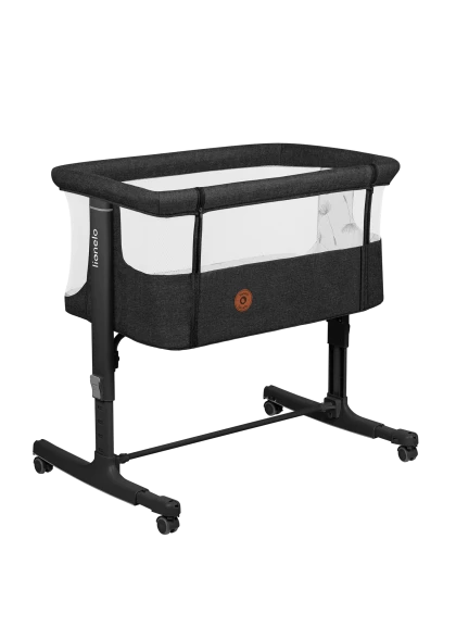 Łóżeczko dostawne Aurora Grey Graphite - Lionelo