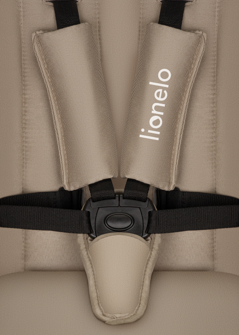 Wózek 2w1, gondola i spacerówka, pompowane koła - Amber Beige Sand - Lionelo