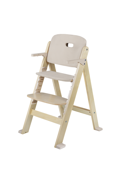 Krzesełko do karmienia Floris Beige Natural - Lionelo