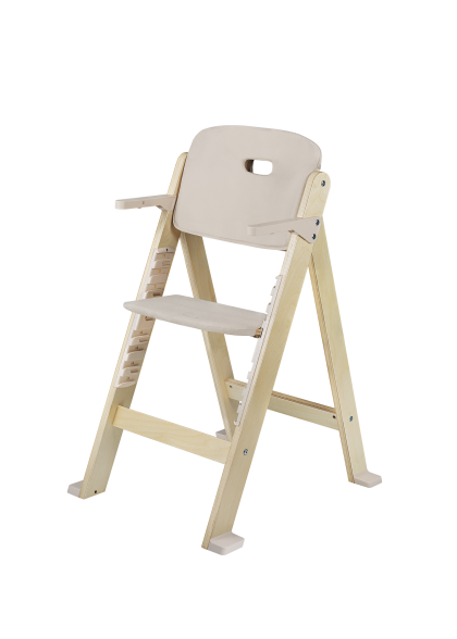 Krzesełko do karmienia Floris Beige Natural - Lionelo