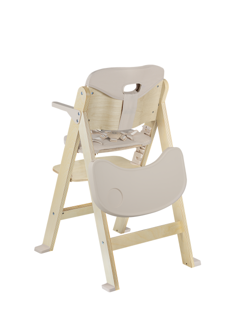 Krzesełko do karmienia Floris Beige Natural - Lionelo