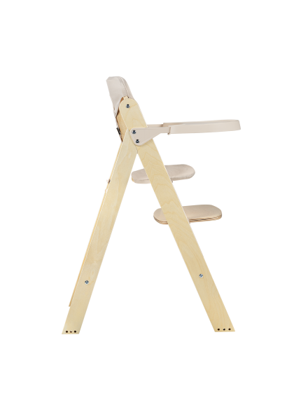 Krzesełko do karmienia Floris Beige Natural - Lionelo