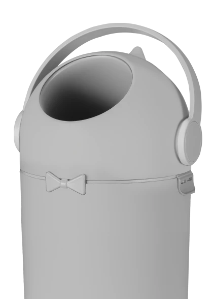 Kosz na pieluchy Purebin Grey - Lionelo
