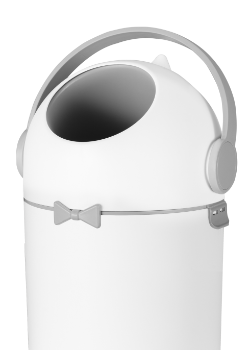 Kosz na pieluchy Purebin White - Lionelo