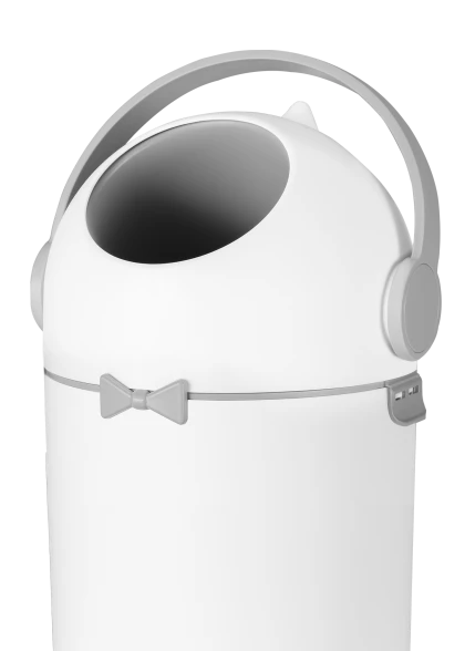 Kosz na pieluchy Purebin White - Lionelo
