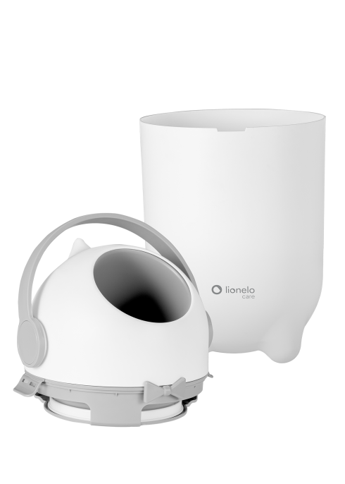Kosz na pieluchy Purebin White - Lionelo