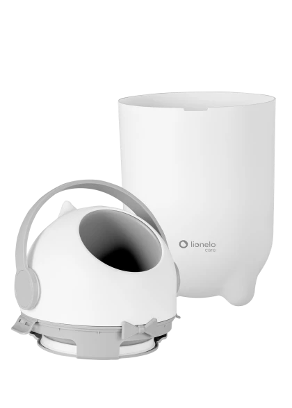 Kosz na pieluchy Purebin White - Lionelo
