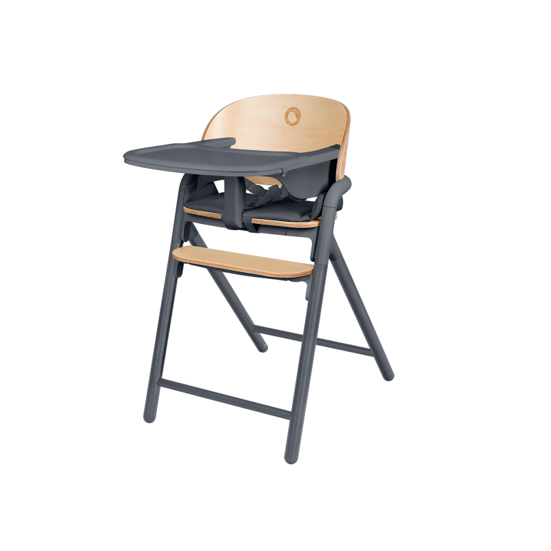 Drewniane Krzesełko 3w1 Celia Grey Wood | Regulacja 1 Ręką