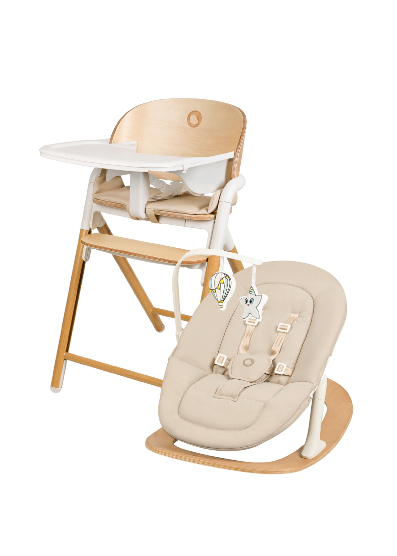 Krzesełko i leżaczek 4w1 Lionelo Celia Set | Do 90 kg