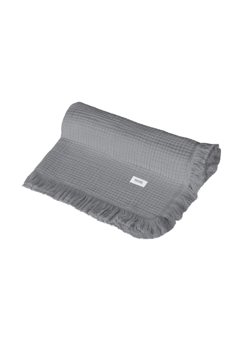 Kocyk niemowlęcy Muslin Blanket Grey - Lionelo