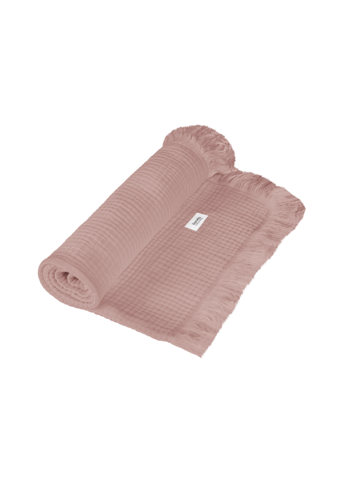 Kocyk niemowlęcy Muslin Blanket Dusty Pink - Lionelo