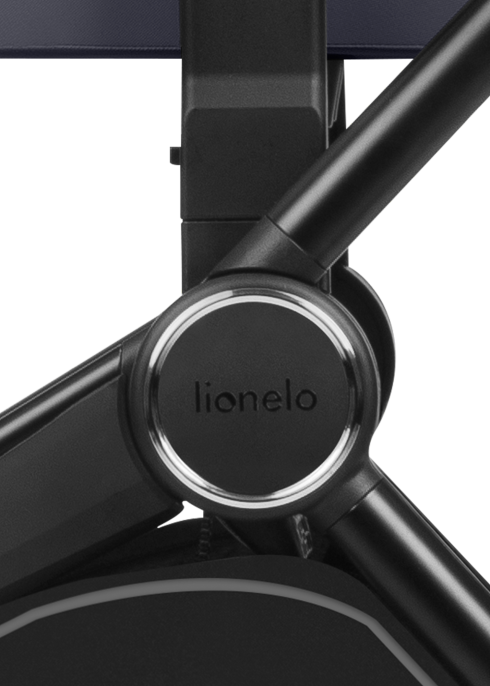 Wózek 2w1, gondola + spacerówka, amortyzowany - Mika Plus Grey Stone - Lionelo