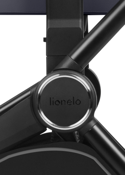 Wózek 2w1, gondola + spacerówka, amortyzowany - Mika Plus Grey Stone - Lionelo