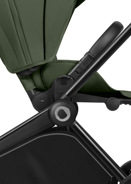 Wózek 2w1, gondola + spacerówka, amortyzowany - Mika Plus Green Olive - Lionelo