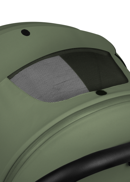 Wózek 2w1, gondola + spacerówka, amortyzowany - Mika Plus Green Olive - Lionelo