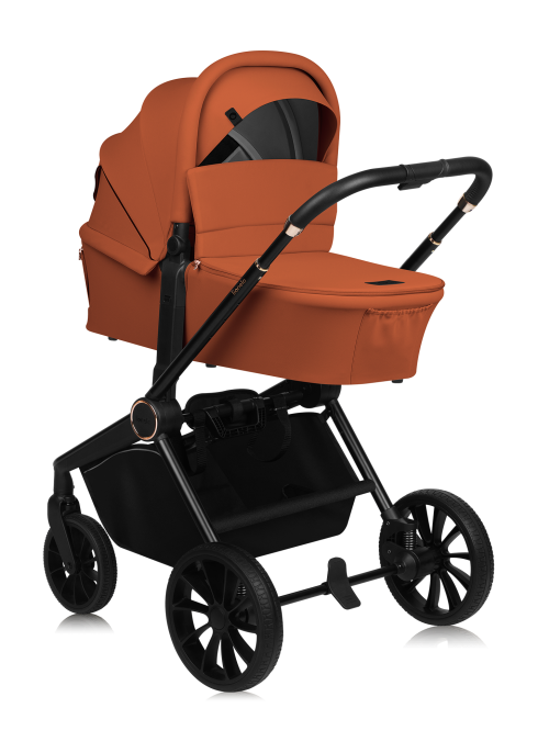 Lionelo Mika Plus 3w1 Brown Rust — Wózek Wielofunkcyjny | Opinie i cena