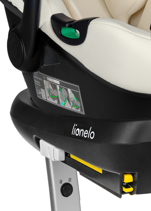 Fotelik Lionelo Astrid i-Size z bazą ISOFIX | Zestaw 40-87 cm