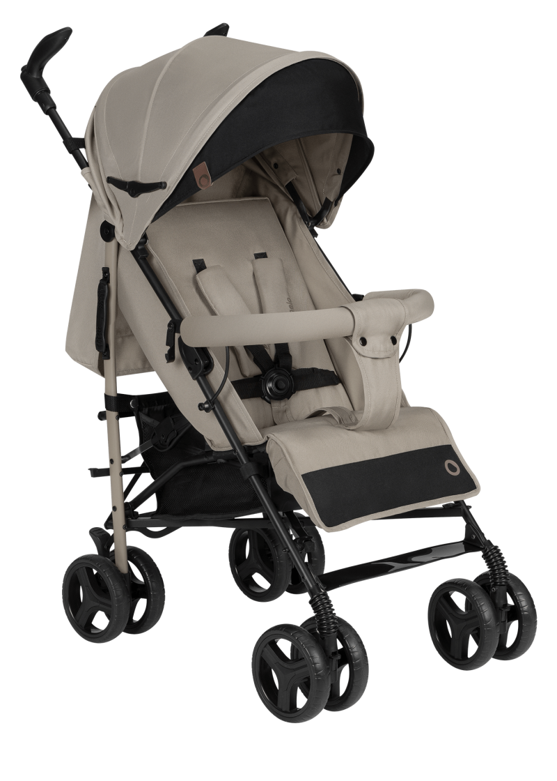 Wózek spacerowy Lionelo Irma Beige Sand - Lekka parasolka do 15 kg
