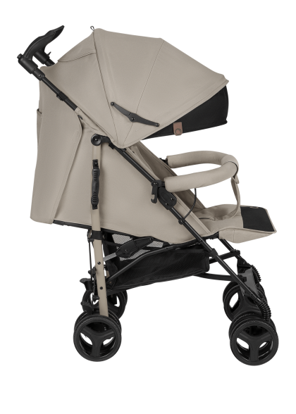 Wózek spacerowy Lionelo Irma Beige Sand - Lekka parasolka do 15 kg