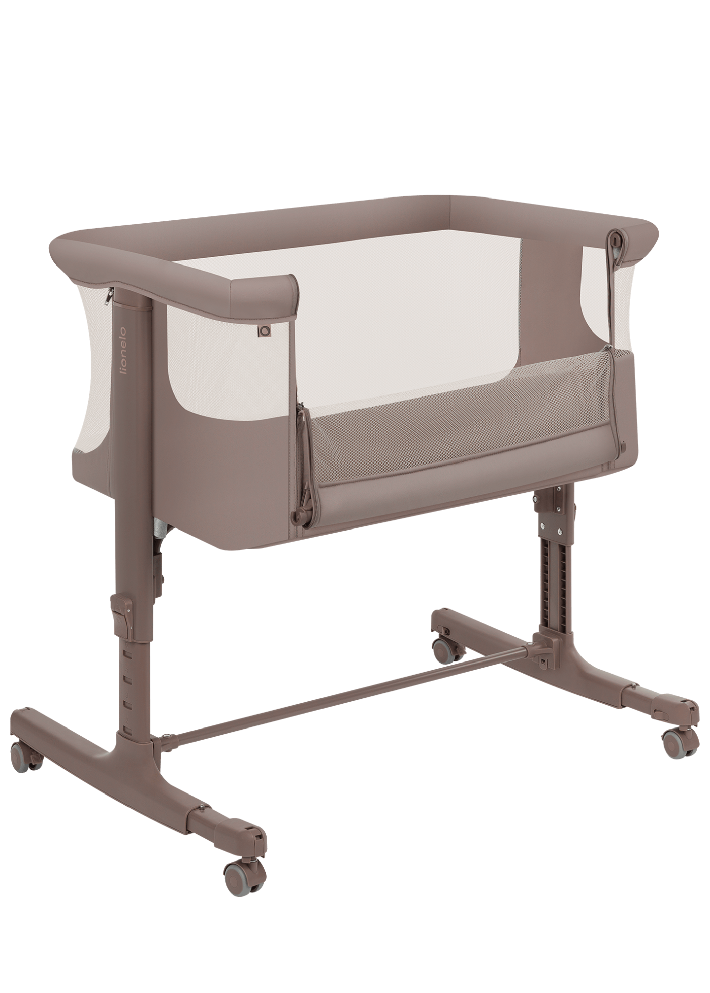 Łóżeczko dostawne 3w1 Lionelo Aurora Beige Taupe