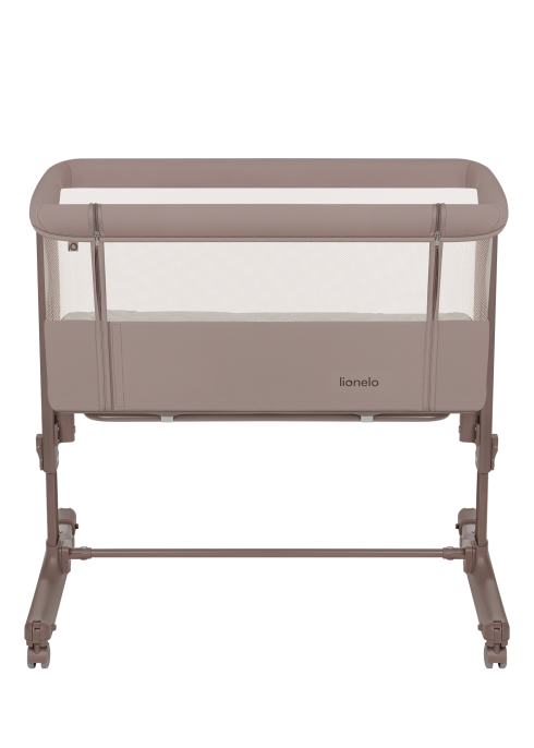 Łóżeczko dostawne 3w1 Lionelo Aurora Beige Taupe - Z funkcją kołyski