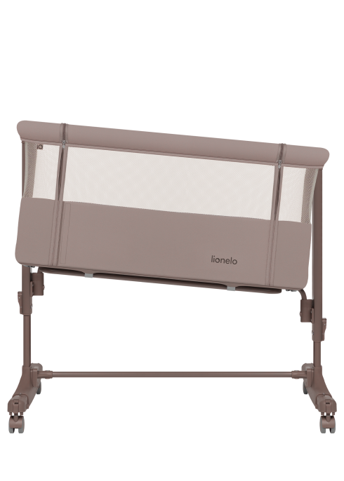 Łóżeczko dostawne 3w1 Lionelo Aurora Beige Taupe - Z funkcją kołyski