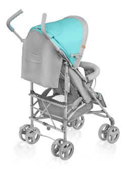 Wózek spacerowy lekki 7 kg, składany, do 15 kg - Elia Tropical Turquoise - Lionelo