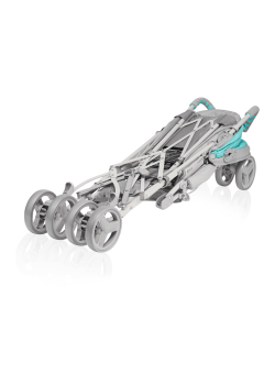 Wózek spacerowy lekki 7 kg, składany, do 15 kg - Elia Tropical Turquoise - Lionelo