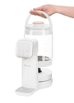 Ekspres do przygotowywania mleka Lionelo Babypresto 2.0 - Lampa UV usuwa bakterie