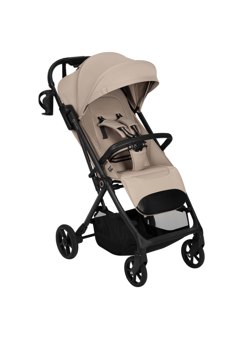 Wózek spacerowy Lionelo Tansi Beige Sand - System GravelTech & Auto-folding