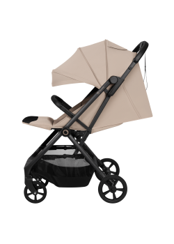 Wózek spacerowy Lionelo Tansi Beige Sand - System GravelTech & Auto-folding